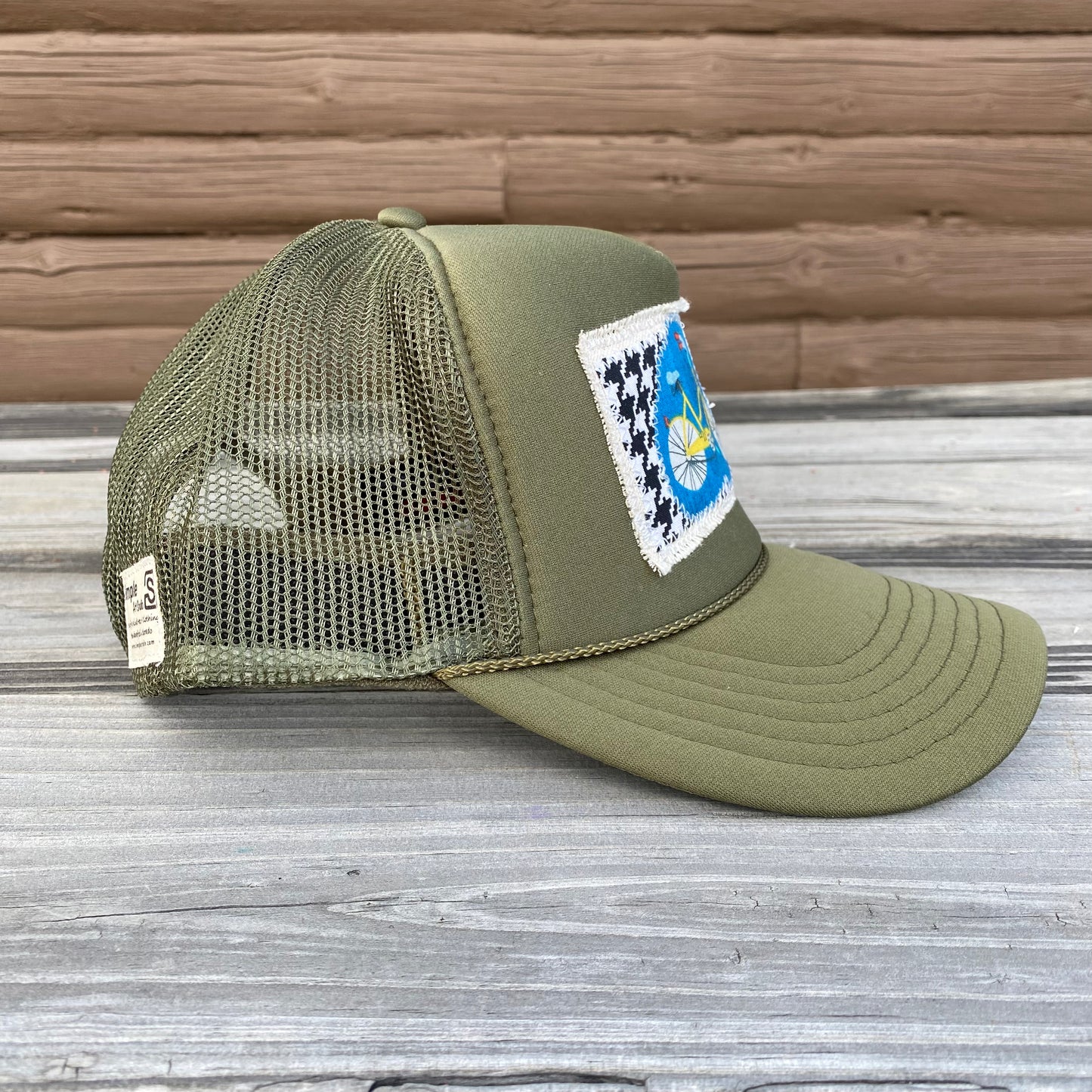 Olive Green Trucker Hat - Bike Life
