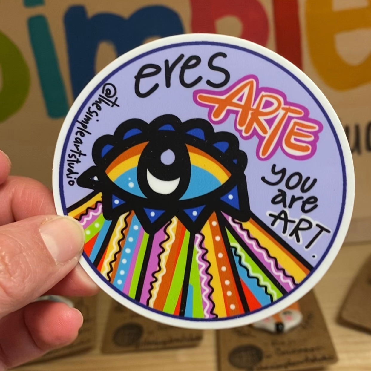 Eres Arte Sticker / You are Art