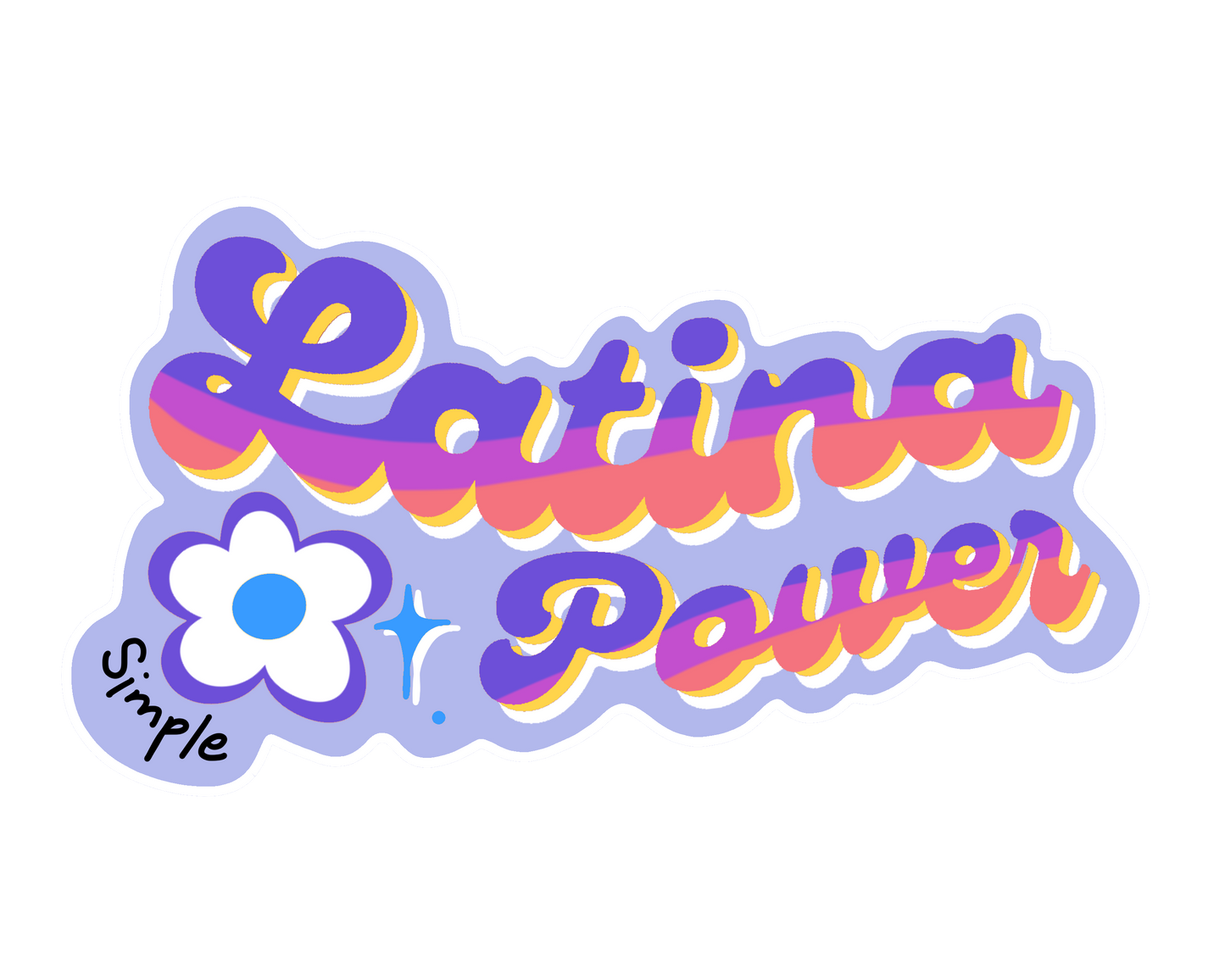 Latina Power Sticker